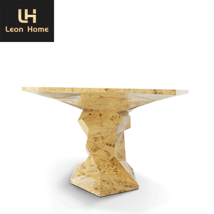Table à manger de luxe moderne à structure en <span class=keywords><strong>acajou</strong></span>, fabrication personnalisée, verte pour forêt tropicale italienne avec finition <span class=keywords><strong>vernis</strong></span> haute brillance - Product Image 5