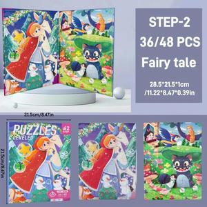 Meilleur livre de puzzle silencieux 2-en-1 grand format pour l'éducation précoce des tout-petits et les fournitures de homeschooling - Product Image 3