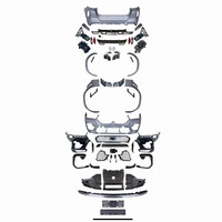 Kit carrosserie style X6M F96 pour BMW X6 (G06) 2020-2023 : pare-chocs avant et arrière, jupes latérales, extensions d'ailes, calandre et diffuseur