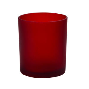 Biểu Tượng Tùy Chỉnh Frosted Thủy Tinh Rỗng Nến Lọ Bán Buôn Nến Màu Đỏ <span class=keywords><strong>Container</strong></span> Với Nắp Bằng Gỗ Cho Trang Trí Nội Thất Món Quà Cưới Bao Bì - Product Image 3