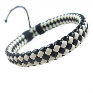 Pulseras de Cuero Trenzado Negro y Marrón Personalizadas para Hombre y Mujer, Estilo Surfista - Product Image 5