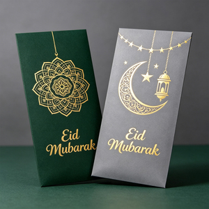 Sobre de Regalo Personalizado para Celebración del Eid, Sobre para Dinero, Diseño Sampul Raya - Product Image 4