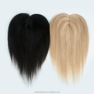 Topper capillaire européen en cheveux naturels, mono, 3x5 pouces, léger, simulation de cuir chevelu, raie naturelle, couverture de la couronne indétectable - Product Image 4