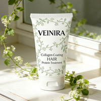 VEINIRA Private Label Krim Perawatan Rambut Organik Perbaikan & Penghalus Kolagen Keratin Hair Mask