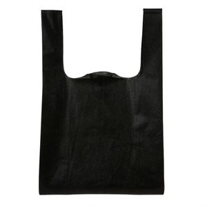 Bolsa de tela no tejida tipo camiseta, reciclable, tipo chaleco, para compras, precio de fabricante - Product Image 2