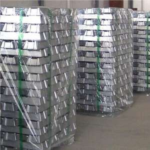 <b>Zinc</b> <b>Ingot</b> 99.99 Manufacture Supply <b>Zinc</b> Aluminium Alloy <b>Ingot</b> with High Quality Hardness - Product Image 1