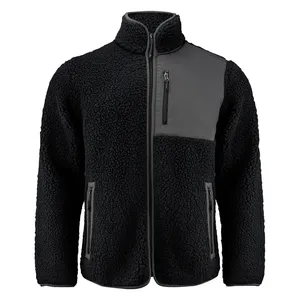 Sudadera Kingsley de forro polar sherpa reciclado, merchandising sostenible - Product Image 2