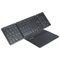 Grosir Keyboard nirkabel lipat 4 tipis dan ramping senyap terbaik untuk Windows/Mac/Android