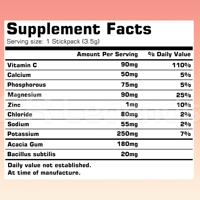 Vente directe usine : Complément en poudre de Vitamine C avec 6 électrolytes essentiels pour l'hydratation et la santé intestinale – Boisson solide
