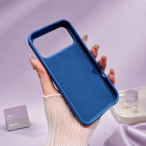 Funda de Silicona para Teléfono, Color Sólido, Resistente a Golpes para iPhone - Product Image 5