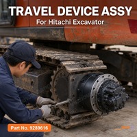 Pièces d'origine Hitachi 9289616/9289617/YB00002216 Ensemble de dispositif de translation Hitachi ZX120-5A ZX120-5G ZX130-3 ZX130-5G ZX130-5A ZX130-7B