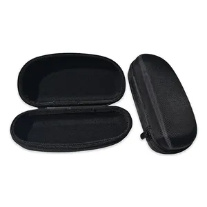 定制设计拉链防水EVA盒黑色小月牙形迷你个性化眼镜眼镜盒