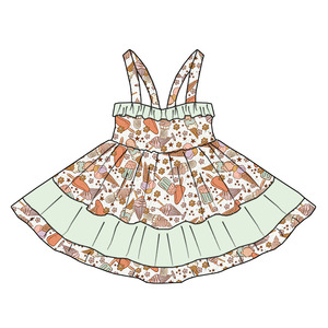 Robe pour enfants personnalisable <span class=keywords><strong>de</strong></span> style boutique, dentelle assortie, grande jupe, jupe <span class=keywords><strong>de</strong></span> princesse pour fille, robe d'anniversaire, robe <span class=keywords><strong>de</strong></span> fête pour enfants - Product Image 6
