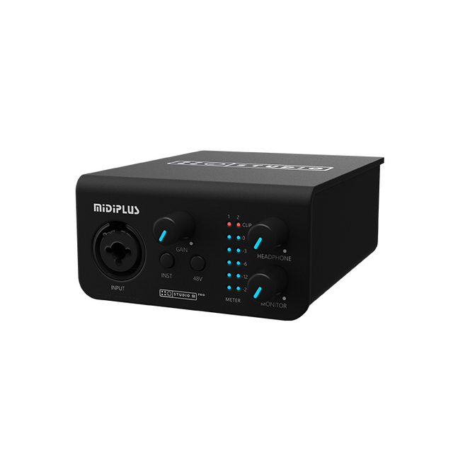 Midiplus Studio M Pro OTG 1in2out USB Audio Interface Phone Computer Live Broadcast Sound Card Equipment with Recording Music