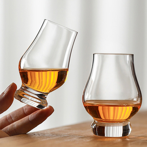 Verre à whisky professionnel pour Scotch et Bourbon avec base épaisse, verre à whisky <span class=keywords><strong>Glencairn</strong></span>, coupe de dégustation en cristal sans plomb - Product Image 2