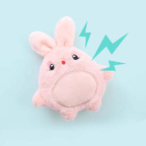 Jouet sonore en peluche pour animaux de compagnie, mignon, pour chat et chien, jouet à mâcher couineur, résistant aux morsures, pour le nettoyage des dents, doux, interactif, avec herbe à chat - Product Image 5