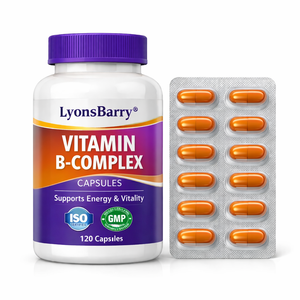 Las cápsulas de vitamina B-compleja apoyan el metabolismo energético, la salud del sistema nervioso, la formación de glóbulos rojos y el bienestar general. - Product Image 3