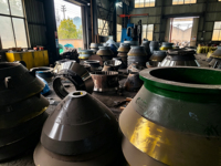 MANTLE GP200 GP300 GP500 Pièces de rechange pour concasseur à cône en acier à haute teneur en manganèse, résistantes à l'usure, pour cuve de concasseur et revêtement de bol, pour carrière de marbre