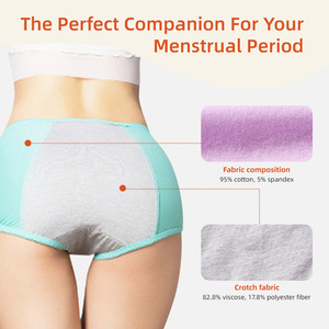 Sous-vêtements menstruels réutilisables et lavables pour femmes, culottes pour le <span class=keywords><strong>cycle</strong></span> <span class=keywords><strong>menstruel</strong></span> - Product Image 3