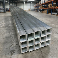 Support de montage solaire en tube carré galvanisé à chaud en zinc-aluminium-magnésium avec garantie de 25 ans, résistant aux vents de 56 m/s