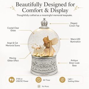 Globe à neige personnalisé en gros avec ange - Product Image 2