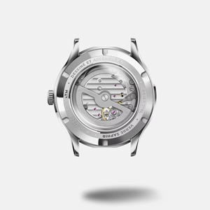 Reloj Automático Miyota 82S7 con Esfera Blanca de 24H, Correa de Cuero y Acero, Logotipo Personalizado OEM ODM, Reloj Mecánico de Vestir para Hombre - Product Image 4