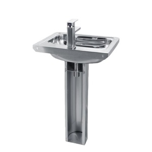 Lavabos sur pied de haute qualité en acier inoxydable pour la sanitaire, lavabo à poser au <span class=keywords><strong>sol</strong></span> - Product Image 2