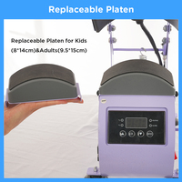 Presse à chaud multifonctionnelle électrique manuelle pour la sublimation de casquettes de baseball