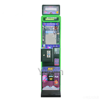 Machine d'arcade grue à mini-pinces de haute qualité, en métal, avec interface en anglais, pour jeux à monnayeur
