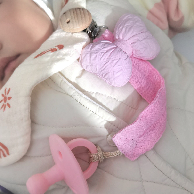 pacifier clip cotton