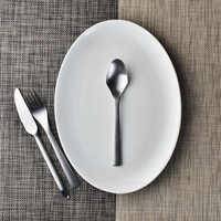 Assiette de dîner plate et large en céramique de porcelaine osseuse blanche, forme irrégulière, style japonais, créative, pour poisson et steak