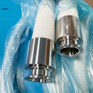 Flexibele, hittebestendige (40~220°C) siliconen slang, voedselveilig, versterkt met roestvrijstalen draad, maatwerk lengte en diameter mogelijk. - Product Image 6