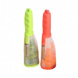 Multifunctional <b>Kitchen</b> <b>Gadget</b> <b>Tools</b> Carrot Peeling Knife Vegetable Fruit Peeler With Storage Box Container - Product Image 1