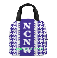 Sac Isotherme Portable NCNW pour Sororités – Sac à Déjeuner Réutilisable pour le Bureau, le Travail et les Voyages – Ventes Flash