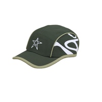Casquette de sport personnalisée en coton à séchage rapide, visière plate, ajustable, légère, unisexe, pour course en extérieur et camping, avec motifs lettres, étoiles et pois