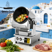 Wok de riz frit au gaz automatique pour restaurant Robot de cuisson intelligent pour sautés Machine de cuisson commerciale