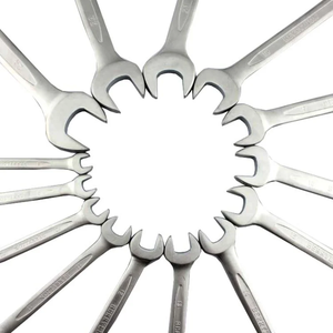 Berrylion 8-32mm Crv Usa Style <strong>Combination</strong> <strong>Wrench</strong> Open End <strong>Combination</strong> <strong>Wrench</strong> Opened Ring Combo Spanner Household Hand Tools - Product Image 5