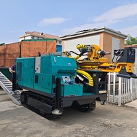 Foreuse géologique sur chenilles diesel entièrement hydraulique 2026 1300m avec moteur de pompe pour l'exploration minérale et géologique