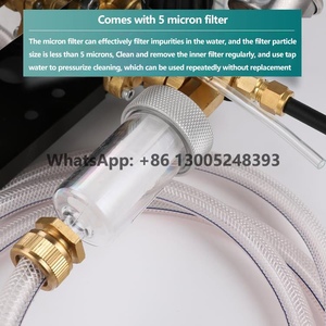 2L/min 60 <span class=keywords><strong>Bar</strong></span> ad alta pressione nebulizzazione macchina nebbia per irrigazione serra umidificazione sistema di raffreddamento all'aperto - Product Image 6