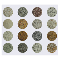 Revêtement en résine pour pierre lavée prêt à l'emploi, peinture décorative antidérapante pour sols et murs intérieurs et extérieurs, durable, couleurs personnalisées