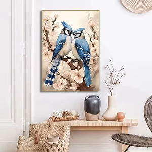 โปสเตอร์นอร์ดิกรูปนกภูมิทัศน์สไตล์วินเทจโกลด์ฟินช์พิมพ์ภาพติดฝาผนังสไตล์การออกแบบตกแต่งห้องนั่งเล่น - Product Image 5