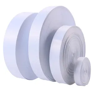 Webbing Polyester Sublimation Blank Lanyard Wholesale High Quality Pure Color White