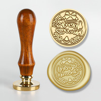 Poinçon à glace manuel pour bar à cocktails, plaque de gaufrage en laiton avec manche en bois, pour imprimer des motifs sur les glaçons.