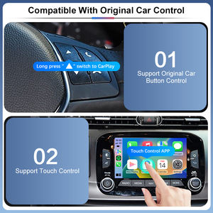 ZTUZAUTO Adaptador Inalámbrico Apple CarPlay Android Auto para <span class=keywords><strong>Alfa</strong></span> Romeo Giulietta 2014-2019, Caja de Módulo de 7'' con Mirror Link y Cámara Delantera/Trasera - Product Image 5