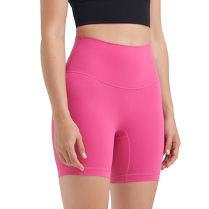 Shorts de Yoga para Mujer, Spandex/Poliéster, Cintura Alta, Tela Transpirable, Tallas Grandes, Comodidad y Cobertura - Product Image 6