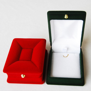 Tùy Chỉnh Bán Buôn Nhựa Nhung Đổ Xô Hộp Đồ Trang Sức Bao Bì Hộp Bao Bì Cho Mặt Dây Chuyền Vòng Cổ Hộp Bao Bì - Product Image 4