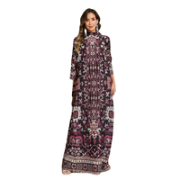 Abaya élégante et modeste pour femmes, Eid Dubaï, style islamique, imprimé plissé, cardigan ouvert élégant, robes longues musulmanes pour femmes, Ramadan