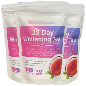 Best Seller Skin Beauty 28 Day Whitening Glow Tea Natural Herbal Anti Aging Lightening Tea From Factory