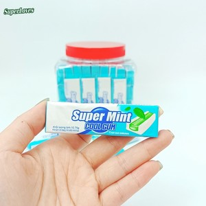 Chewing-gum Super Menthe Fraîche, Saveur Fruitée Rafraîchissante, Multicolore, Bonbons de Fête Énergisants - Product Image 3