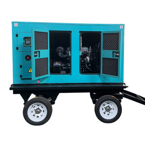 Générateur diesel Cummins super silencieux 50kw 80kw 100kw 150kw, type remorque, <span class=keywords><strong>groupe</strong></span> électrogène diesel mobile pour extérieur - Product Image 3